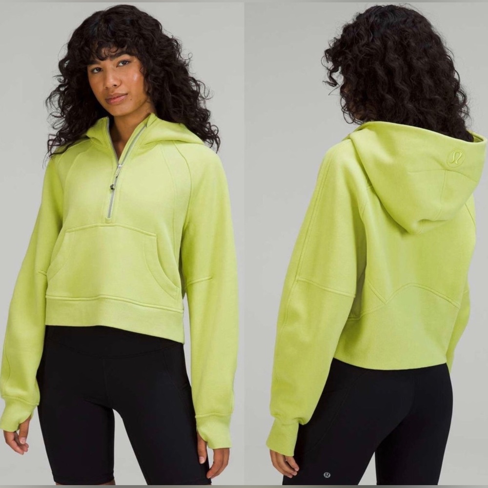 Lululemon Scuba Oversized Funnel-
Neck Half Zip (RETIRED COLOR—WASABI)